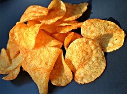 photo of orange potato chips