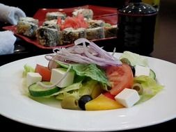 delicious greek salad