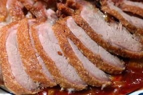cuts of crispy duck