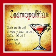 cosmopolitan cocktail for party in summer