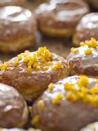 donuts with orange peel