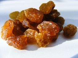 golden dried raisins