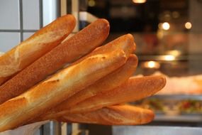 incredibly tasty baguette bread