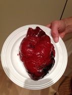 jelly dessert on a plate