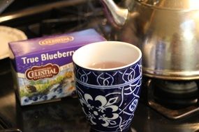 herbal hot drink in cup