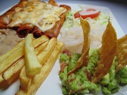 plate full of food