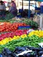 market of vegetables