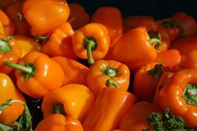 fresh paprika orange vegetables