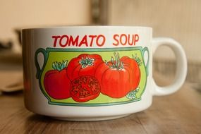 tomato soup plate