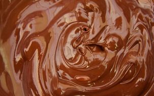 sweet mouthwatering chocolate cream