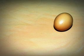 egg on the surface