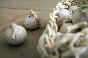 healthy fresh garlic
