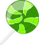 candy lollipop green