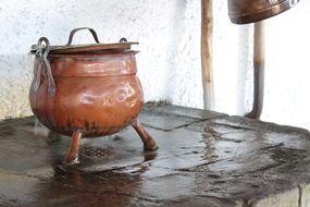 cauldron an old kitchen