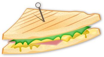 graphic image of a sandwich with a cheese