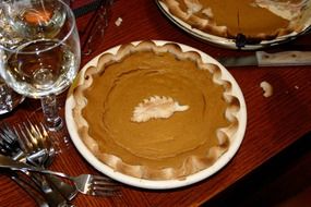 pumpkin traditional pie