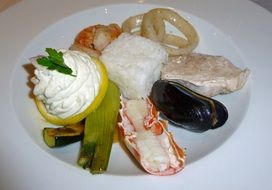 seafood, starter
