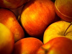 Close-up of many apples