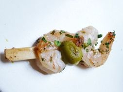 shrimp on a stick