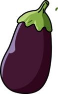 Picture of violet eggplant