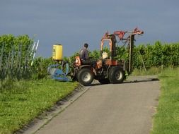 winery tractor