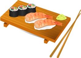 sushi drawing