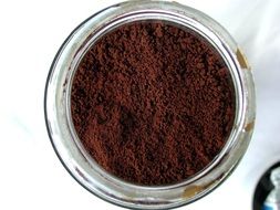 coffee in a glass