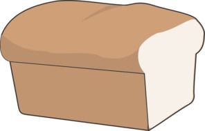 loaf of bread vector drawing