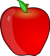 apple red drawing