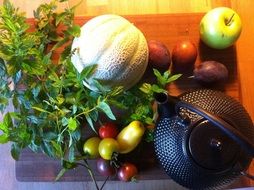 dainty still life fruit