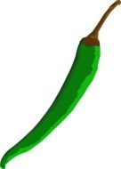 clipart of the chili green pepper