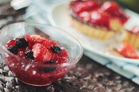 berries and fruits jam