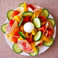 vegetable salad for dinner or lunch