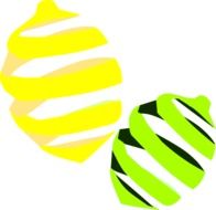 citruses as a colorful graphic image