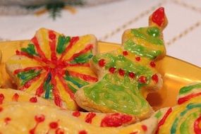 christmas baking cookies