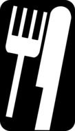 Fork and knife clipart