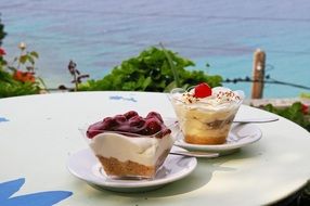 picture of the desserts on a table