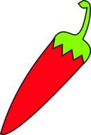 chili pepper drawing