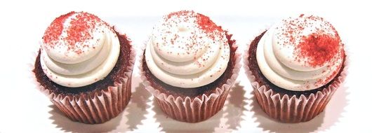 sweet red velvet cupcakes