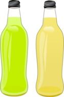 glass beverage bottles