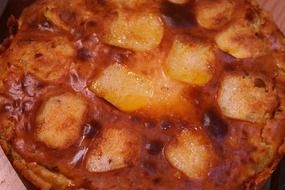 potato casserole close up