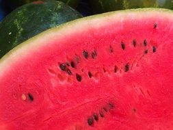 fresh red juicy watermelon