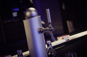 beer tap in bar