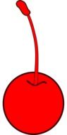 graphic image of a red cocktail cherry