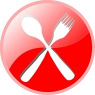 Symbol of Fork and spoon