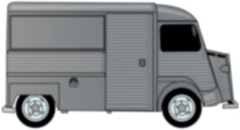 grey courier truck