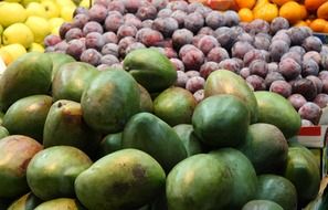 mango, plum and other fruits for sale