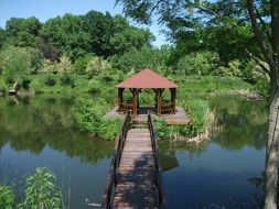 summer house on the lake