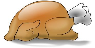 turkey roast food thanksgiving day drawing