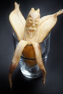 food design banana peel monster